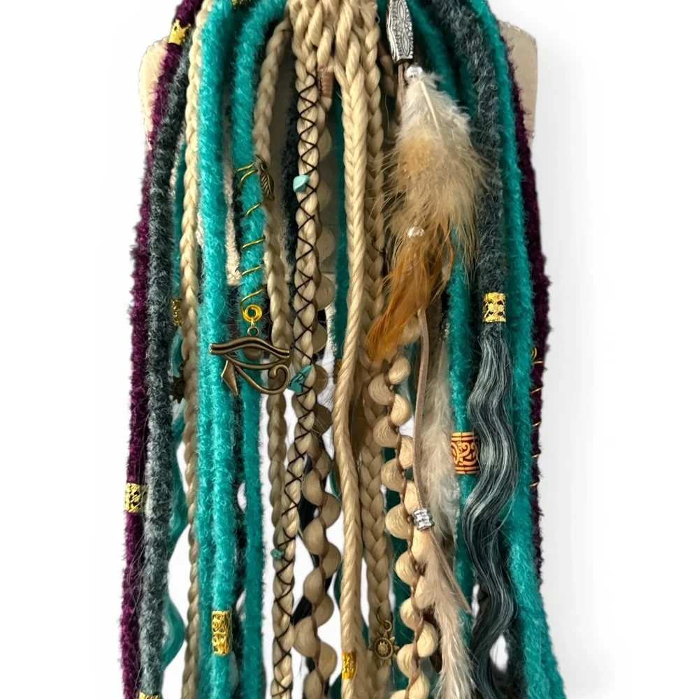 Mermaid Boho Goddess Ponytail - Picture 5 of 6